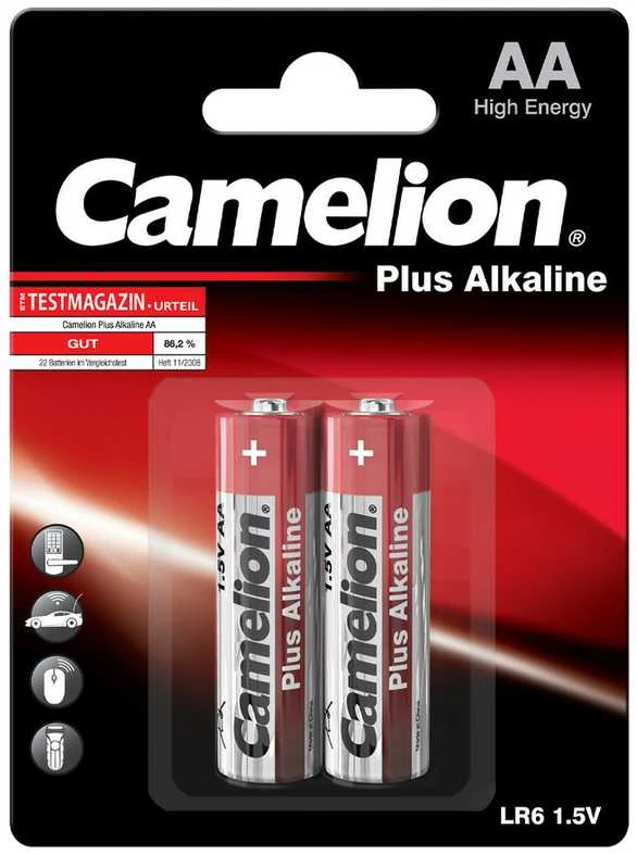Elementai alkaline, LR06-BP2, AA, CAMELION, 2 vnt.
