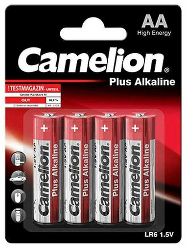 Elementai alkaline, LR06-BP4, AA, CAMELION, 4 vnt.