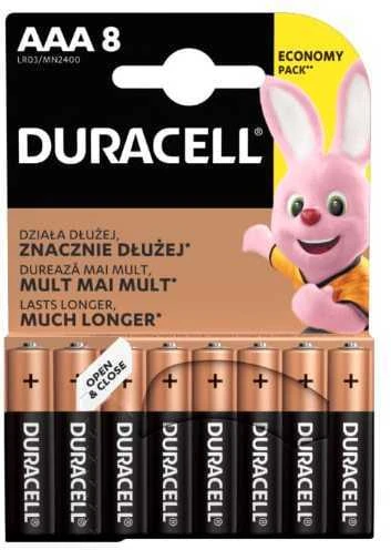 Elementai Duracell AA/LR06, 8 vnt.