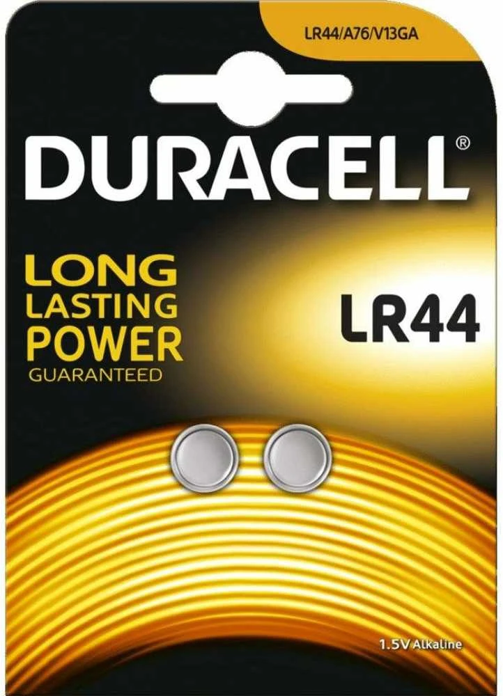 Elementai Duracell LR44, 2 vnt.