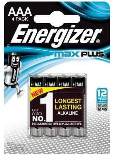 Elementai Energizer Max Plus AAA/LR03, 4 vnt.