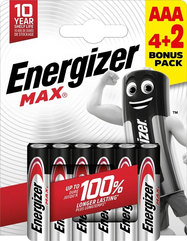 Elementai Energizer AAA/LR03, 6 vnt