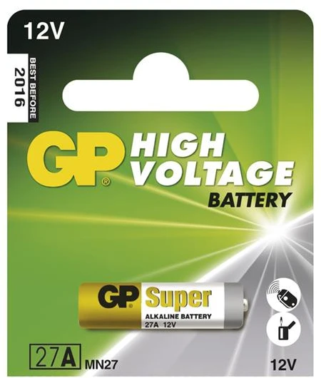 GP 27A baterijos 1 vnt.