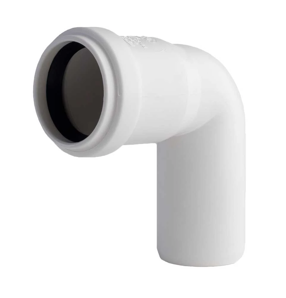 Magnaplast Vidaus kanalizacijos alkūnė HTplus, Ø 32 mm, 88.5°, balta