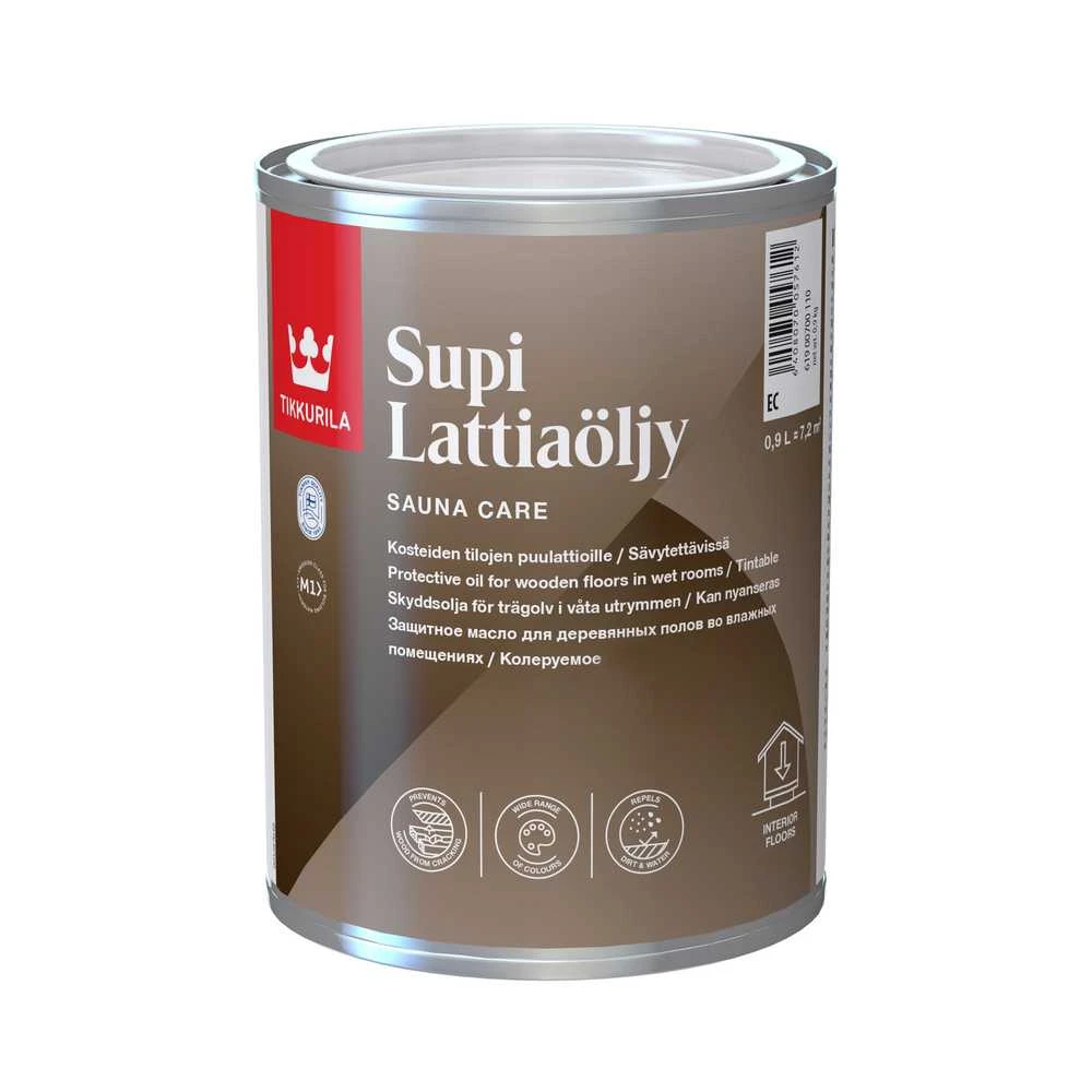 Tikkurila SUPI LATTIAOLJY GRINDŲ ALIEJUS EC-PM 0,9L