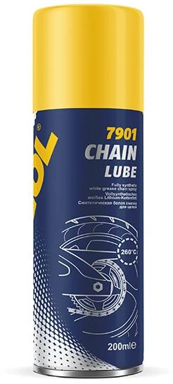 Motociklo grandinės tepalas Mannol, 200 ml