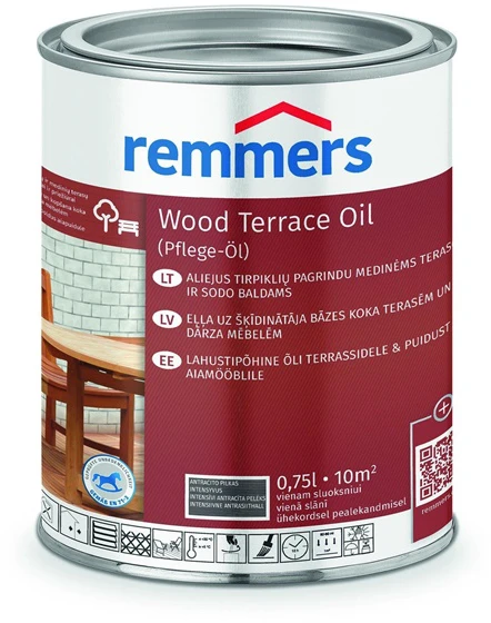 Remmers V33 TERRACE OIL PFLEGE ATRACITE Pilkas 0.75L