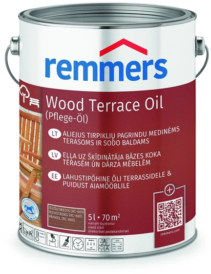 Remmers Pinotex TERRACE OIL PFLEGE WALLNUT 5L
