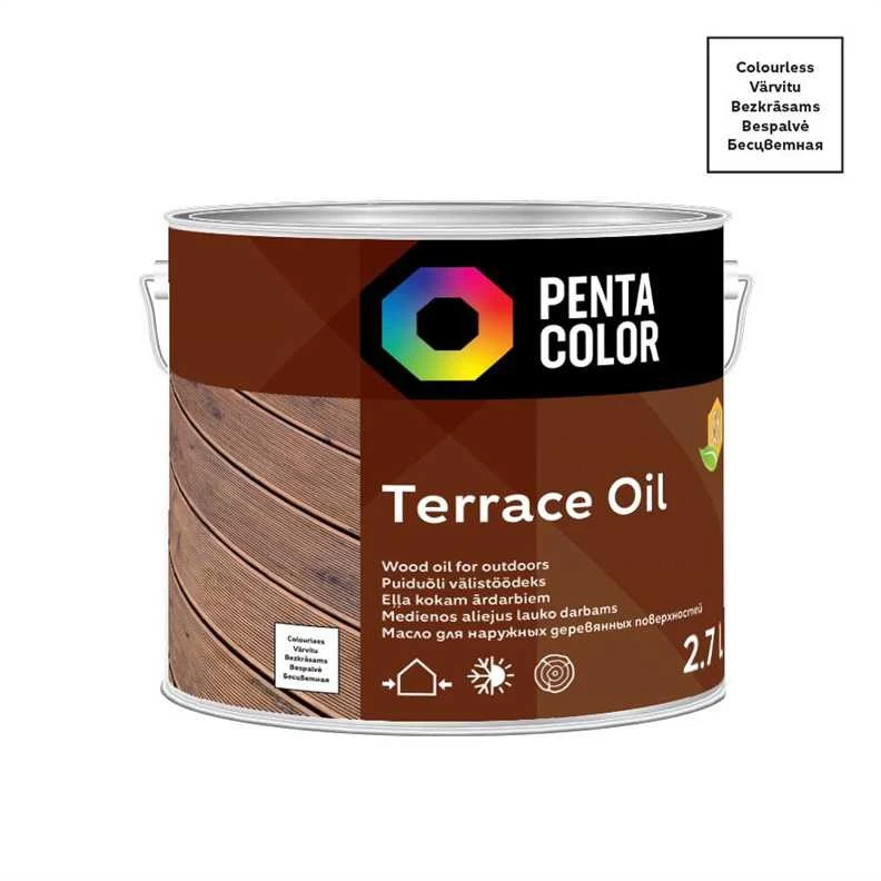 Terasų aliejus Pentacolor Terrace Oil, 2.7 l