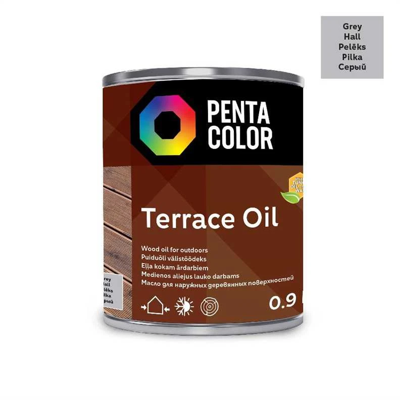 Pentacolor Terasų aliejus su Tungo terasų aliejumi