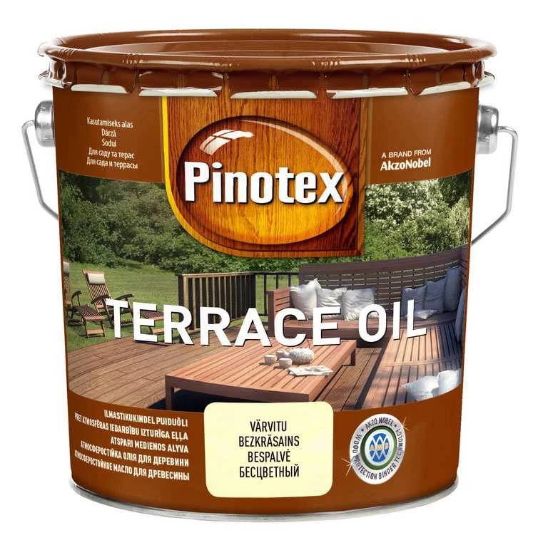 Terasų aliejus Pinotex Terrace Oil, skaidri sp., 3 l