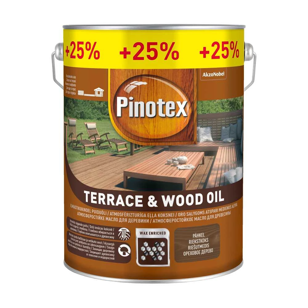 Pinotex PINOTEX terasų aliejus graikinių riešutų 4+1L