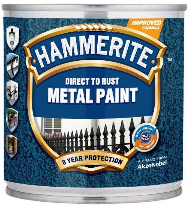 Hammerite PAINT HAMMERITE BROWN HAMMERED 250ML