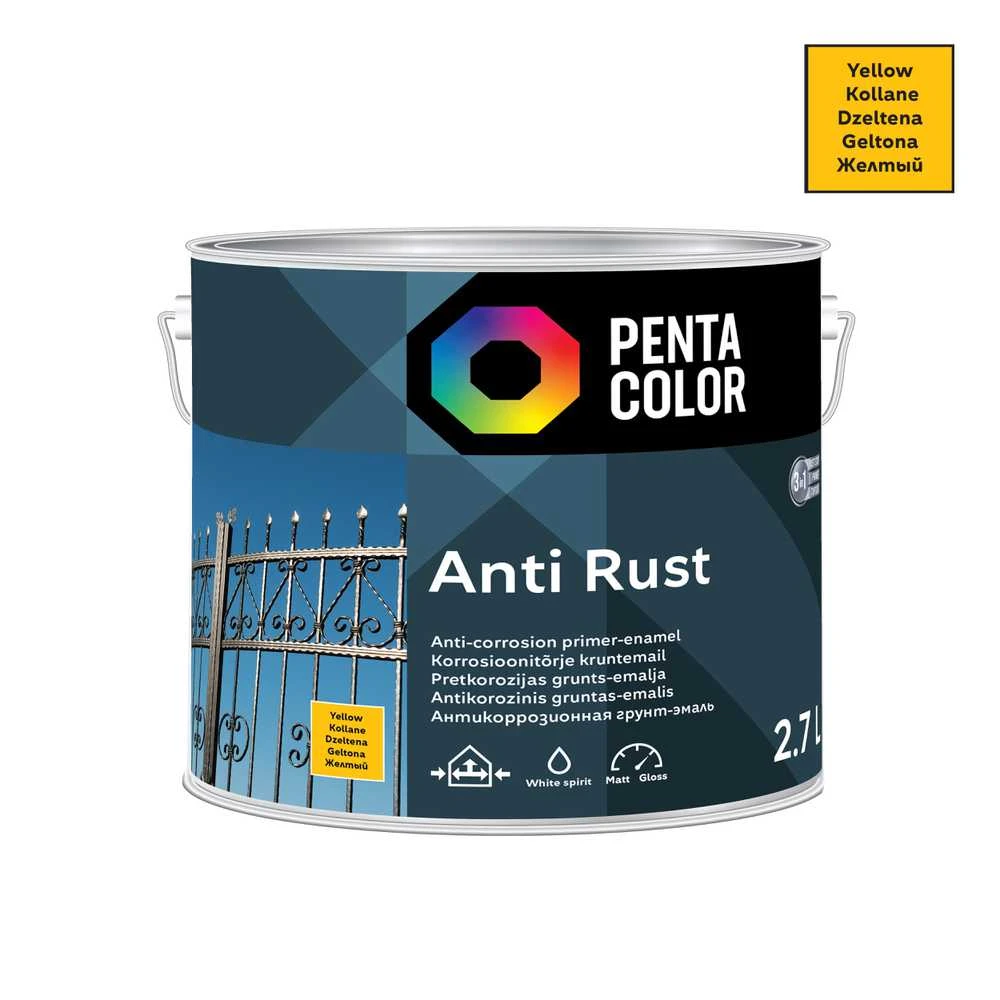 Pentacolor ANTIRŪDINIAI DAŽAI GELTONI 2,7 l
