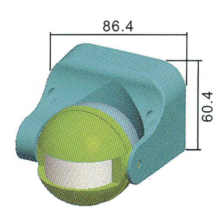 Judesių jutiklis Emos 1200W/180gr/12m/IP44 baltas