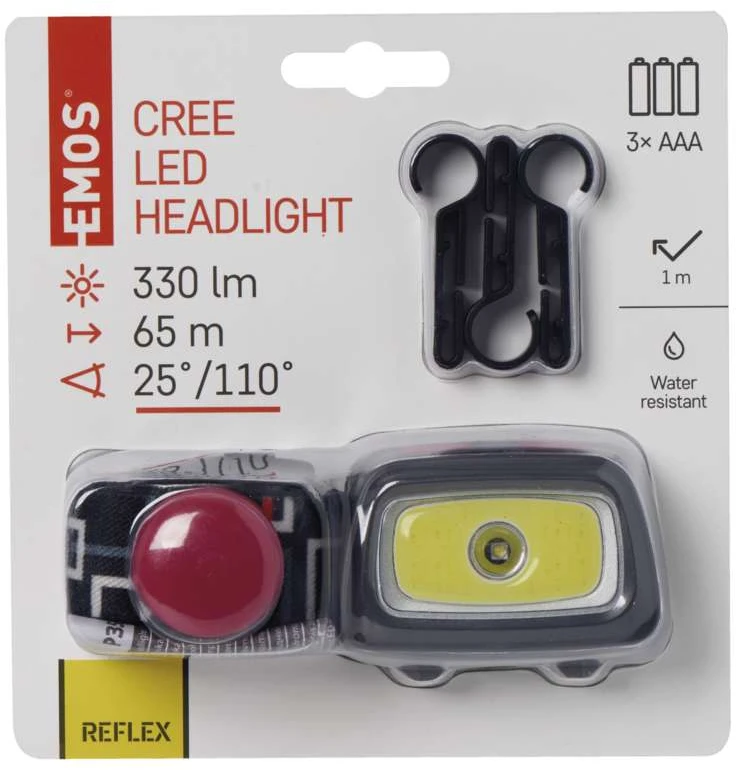 Emos Galvos žibintuvėlis LED 3xAAA