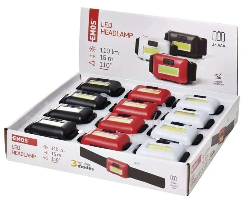 Emos ŽIBINTUV GALVOS 110LM 3XAAA SU BAT