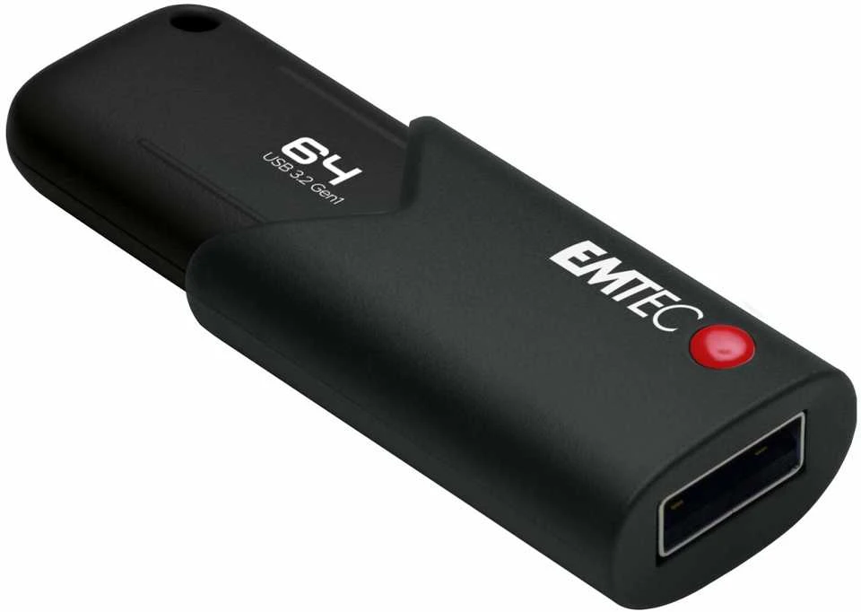 Atmintinė Emtec B120 Click Secure 64GB USB 3.2