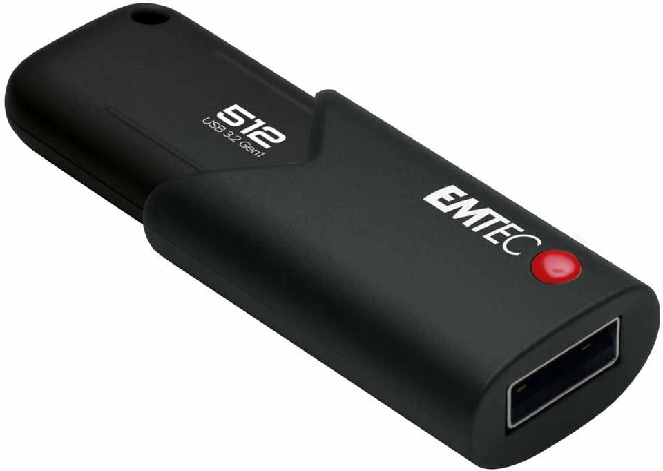 Emtec USB3.2 Spustelėkite Secure B120 512GB