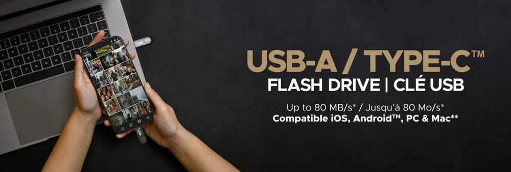 Pendrive Emtec C280 32 GB USB Type-C 3.2 Gen 1 Juodas (ECMMD32GC283)