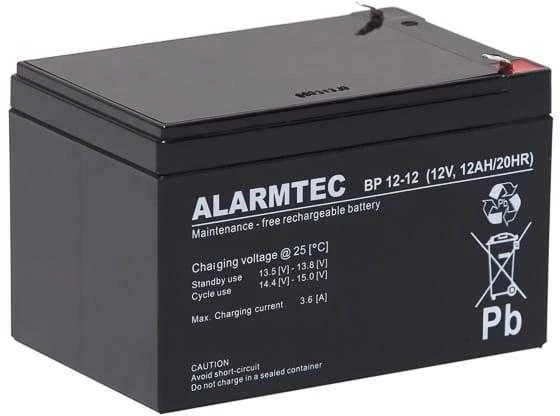 EMU Akumuliatorius AGM ALARMTEC serija BP 12V 12Ah