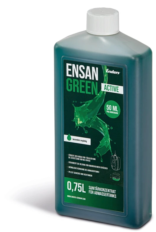 Skystis biotualetui Enders Ensan Žalias Active, 0.75 l
