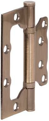 Haushalt Durų lankstas, 100 x 75 x 2.5 mm, sendinto žalvario spal.