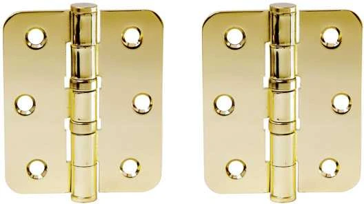 Haushalt Durų lankstas, 63 mm x 75 mm x 2.5 mm, žalvario sp. 2 vnt.