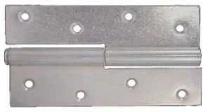 Lankstas durims Kurzemes, 15 cm, sidabro