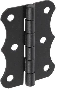 Lankstas baldų durims Domax ZO 60, 48 cm, 0.1 cm, juoda