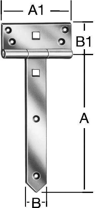 0521594 VYRIS T-FORMOS 400X38MM DAŽ JUODA VORMANN