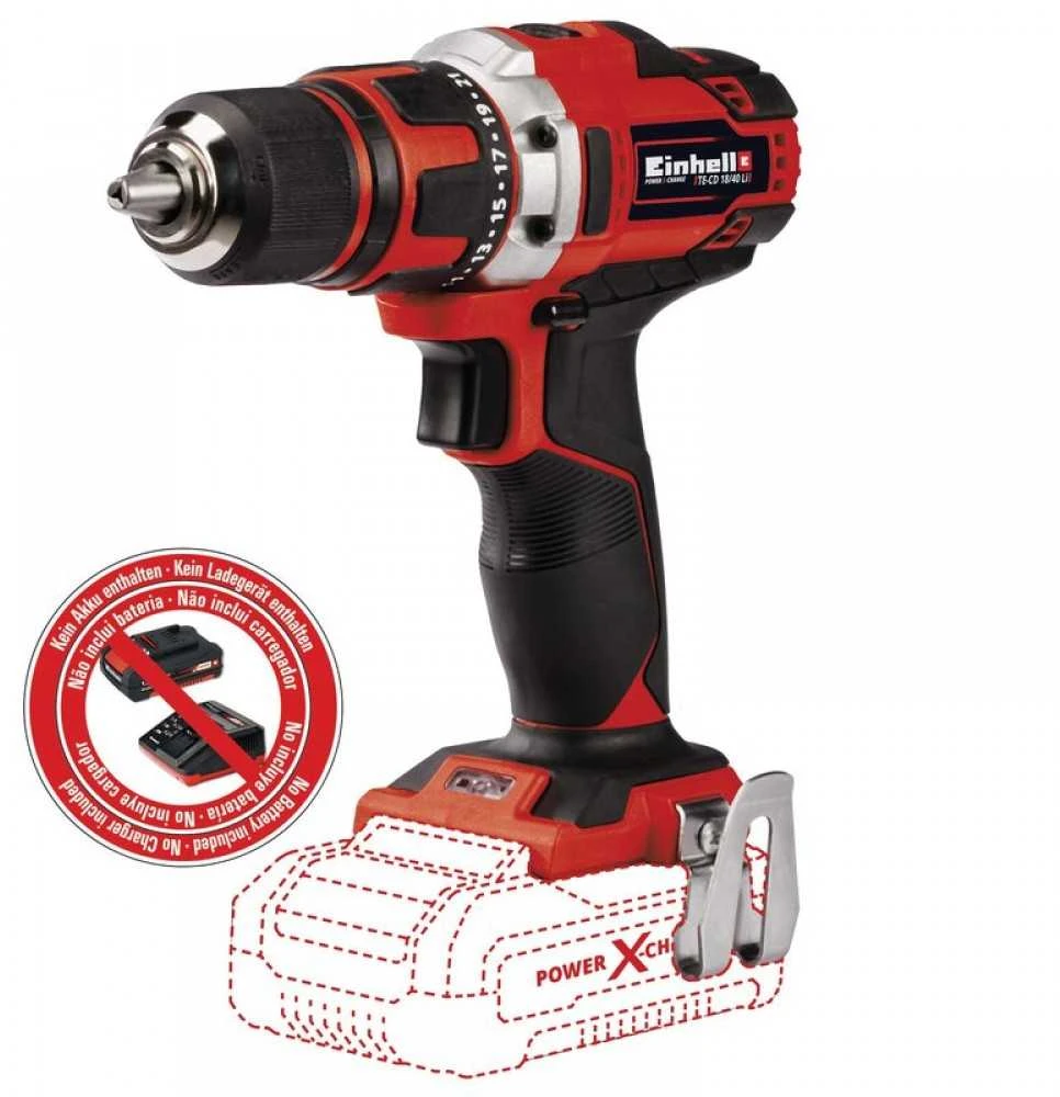 Combi drill EINHELL TE-CD 18/40 Li Solo 4513925