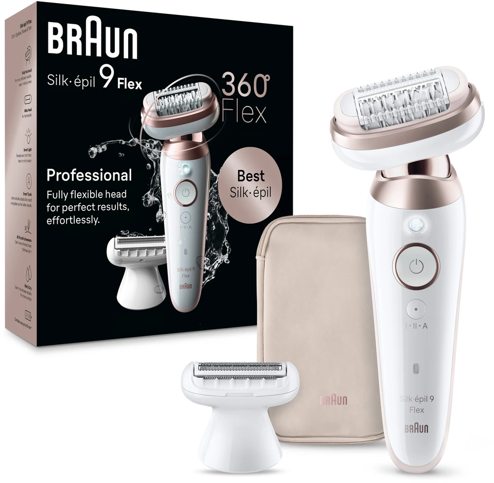 SES9-030 3D Braun Silk•épil 9 Flex epiliatorius