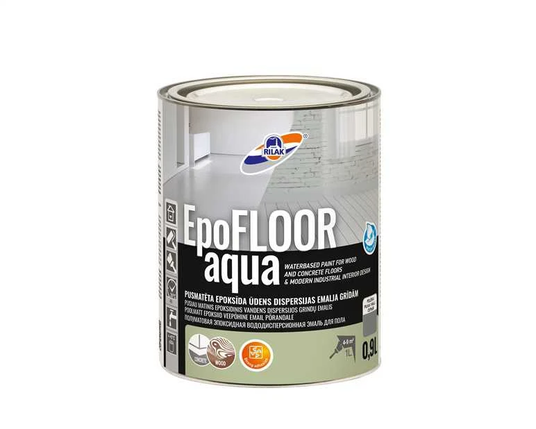 Rilak PAINT EPOXY EPOFLOOR AQUA Pilkas 0.9L