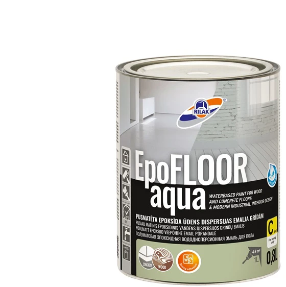 Rilak PAINT EPOXY EPOFLOOR AQUA C BASE 0.9L