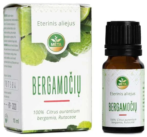 Eterinis bergamočių aliejus MĖTA, 10 ml