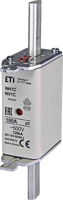 ETI Lydusis saugiklis, 100A, 500V