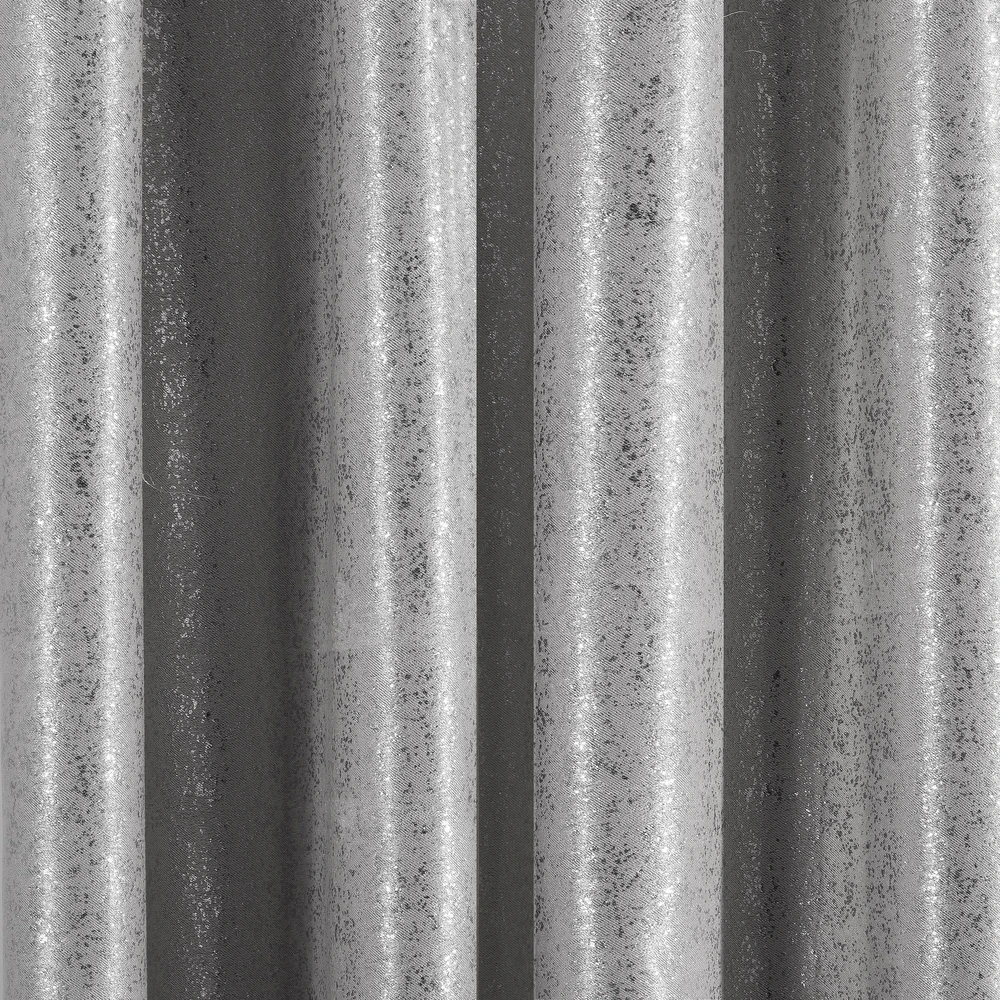 Eurofirany Blackout aizkari Ebru, sudraba, 135 cm x 270 cm