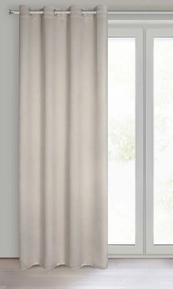 Eurofirany Užtemdanti užuolaida Mariall ZKFJ-05 Carlo, smėlio sp., 135 cm x 250 cm