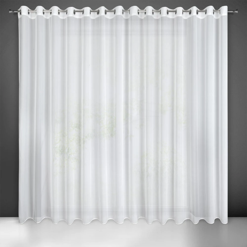 Eurofirany Dieninės užuolaidos VENUS, baltos, 300×250 cm