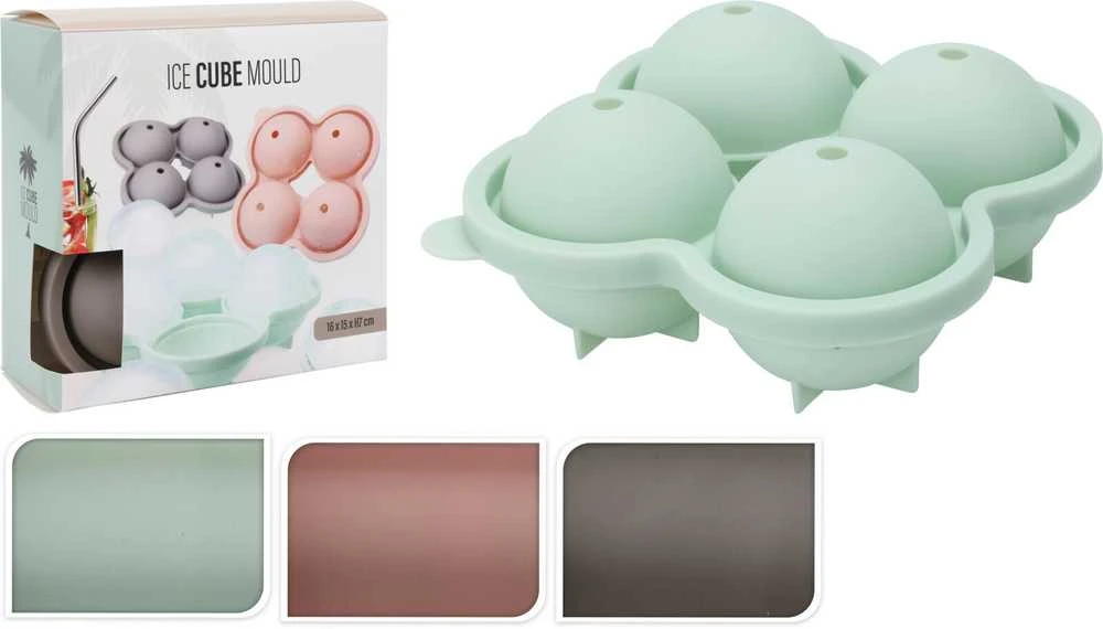 Excellent Houseware Ledo kubelių formelės Lodes 4 vnt.