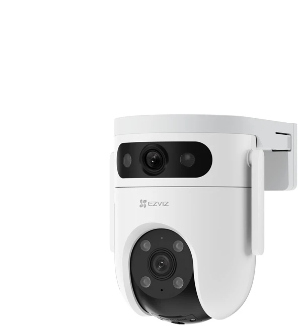 4G + WIFI lauko valdoma ir kryptinė kamera EZVIZ CS-H9C (5 MP + 5 MP), dviejų objektyvų, 4G + WIFI)