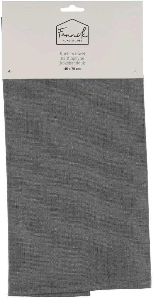 Fanni K Kitchen Rankšluostis Pellava 45x70 cm granite