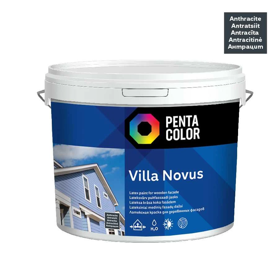 Fasado dažai Pentacolor Villa Novus, antracito sp., 5 l