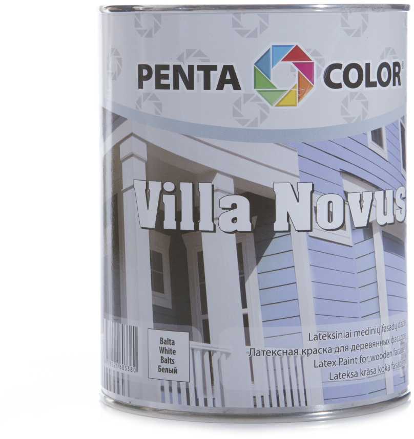 Fasado dažai Pentacolor Villa Novus, balta sp., 1 l