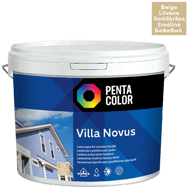 Fasado dažai Pentacolor Villa Novus, smėlio sp., 10 l