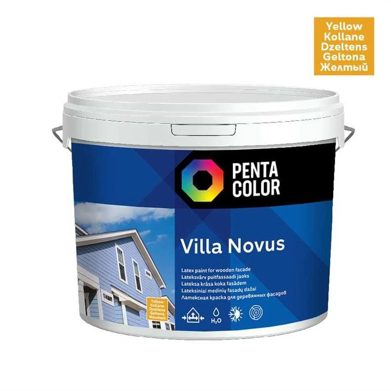 Fasāžu krāsa Pentacolor Villa Novus, dzeltena krās., 5 l