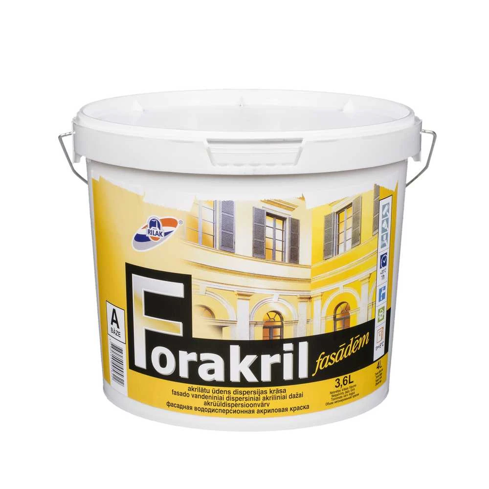 Rilak AKRILIN DAŽAI FORAKRIL A 3.6L MATINIAI