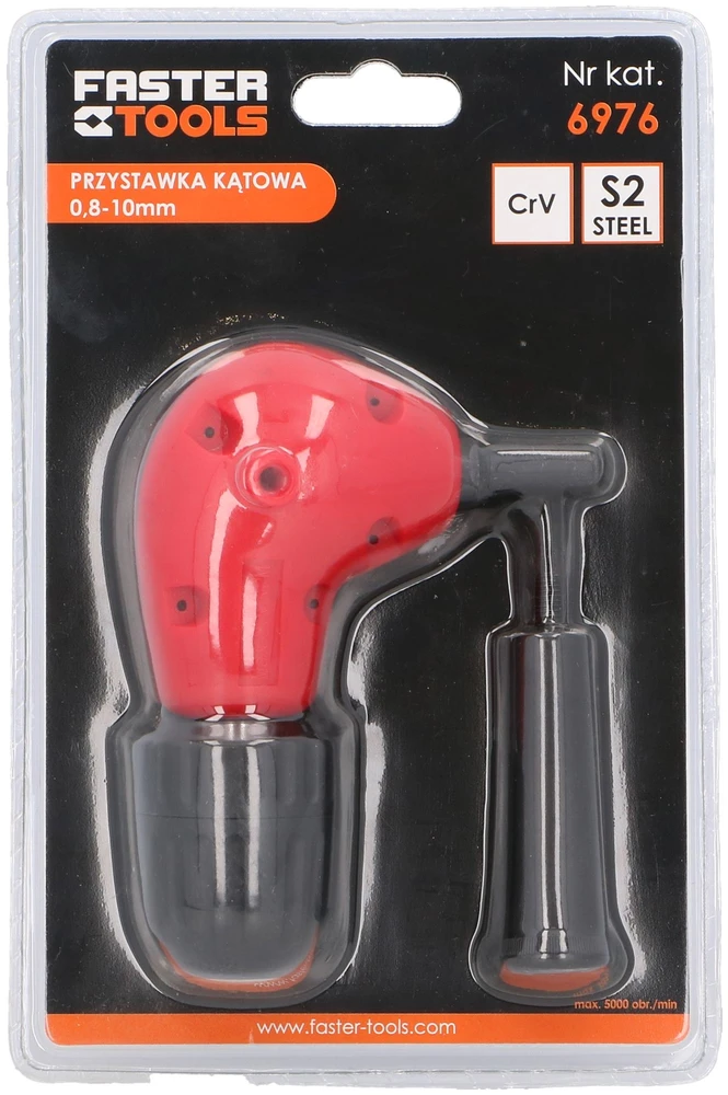 Faster Tools Kampinis gręžimo adapteris FasterTools 1/4"-10mm