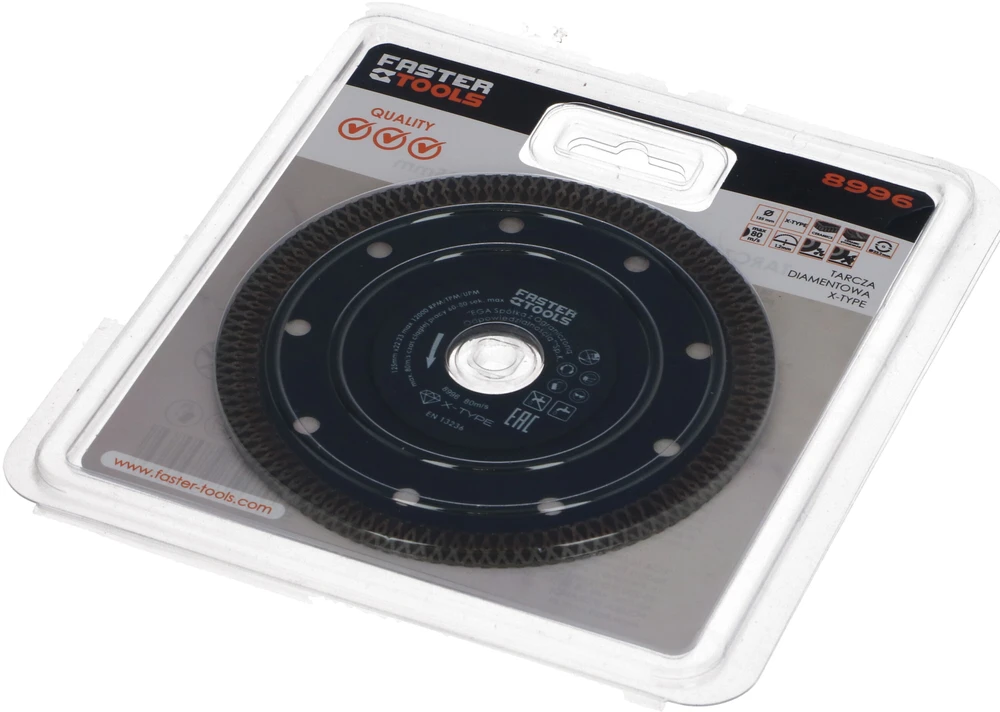 Faster Tools Deimantinis pjovimo diskas Faster PCN X-TIPA 125mm